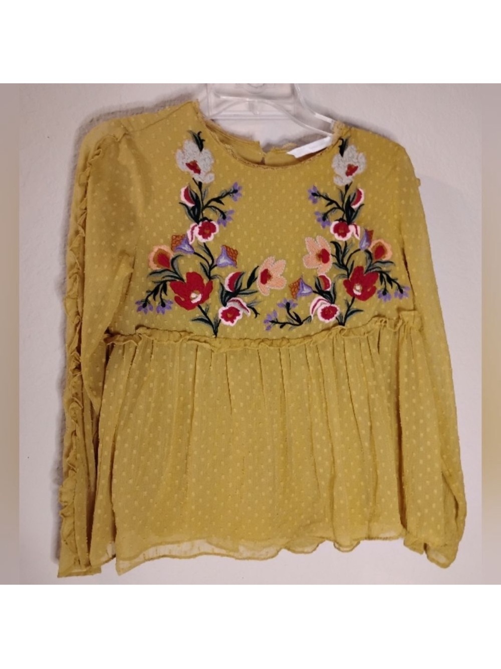 Zara Embroidered Blouse